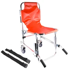 Stair Chair Emergency Evacuation Wheelchair Elderly Climbing Stair Chair Orange