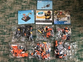 Lego City 60036: Arctic Base Camp Manuals 1,3,4,5   Sealed bags 3,4,5,6,7,8