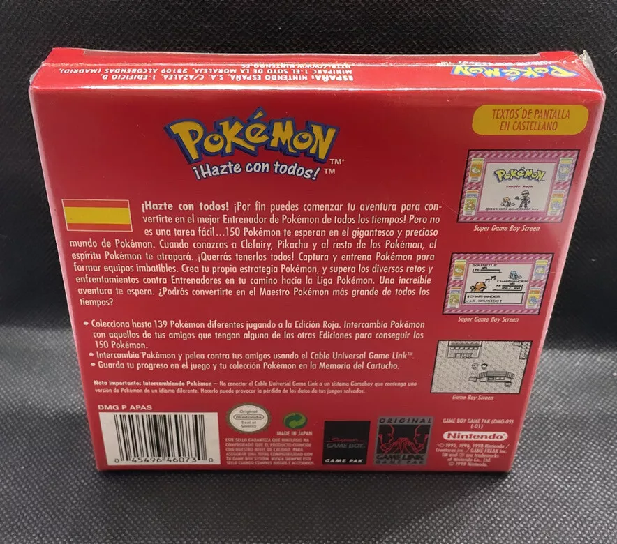 Brand New Factory Sealed Pokemon Red Version Game Boy VGA Graded 80 Silver  Rare!