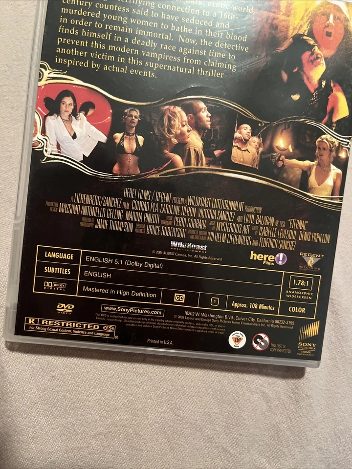 Eternal Region 1 DVD Conrad Pla Caroline Neron Victoria Sanchez Liane Balaban - Image 3 of 4