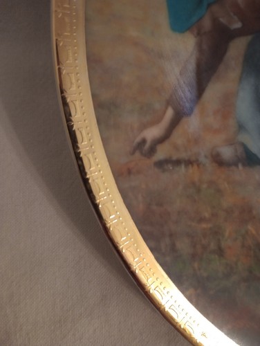 Gleaners Harvest Art Collection Plate By Arklow, Made In Ireland, 10.5 Inch - Picture 2 of 4