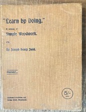 ANTIQUE 1906 LEARN BY DOING SIMPLE WOODWORK WOOD CRAFT PROJECTS PLANS TOOL TIPS 