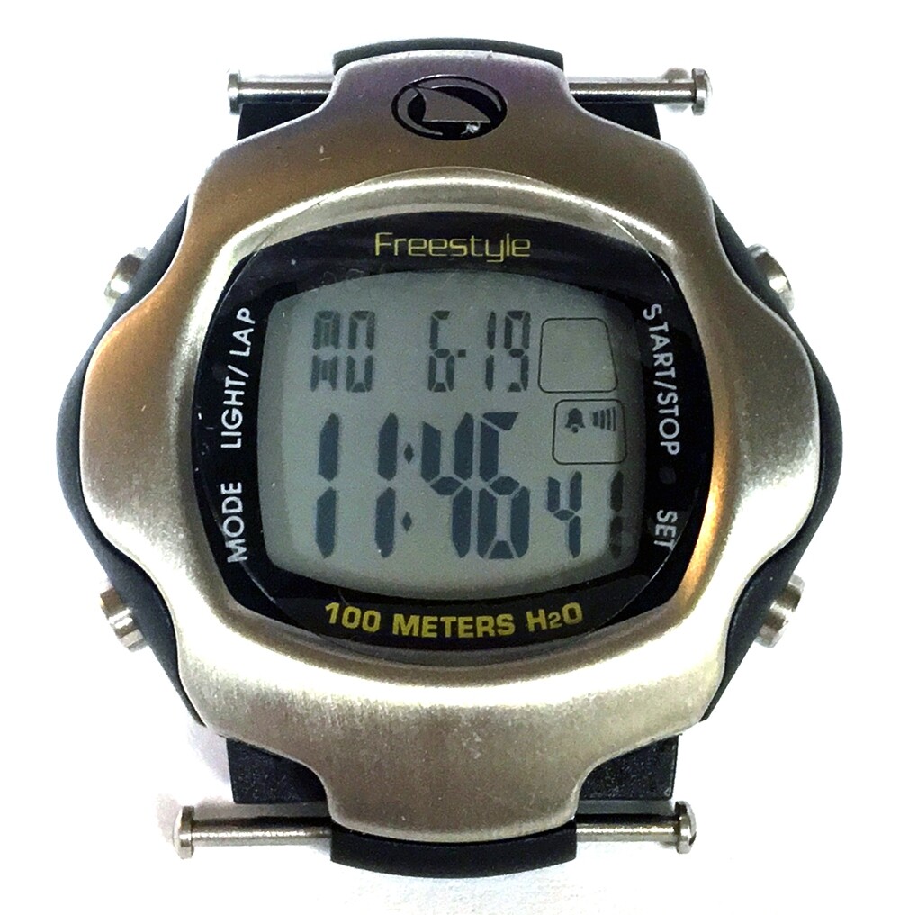 Freestyle Mens Watch SHARK MAKO 78801 Scuba Dive Running Silver Night Vision