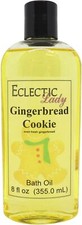 Gingerbread Cookie Bath Oil - Scented Body Oil - Relaxing  Moisturizing