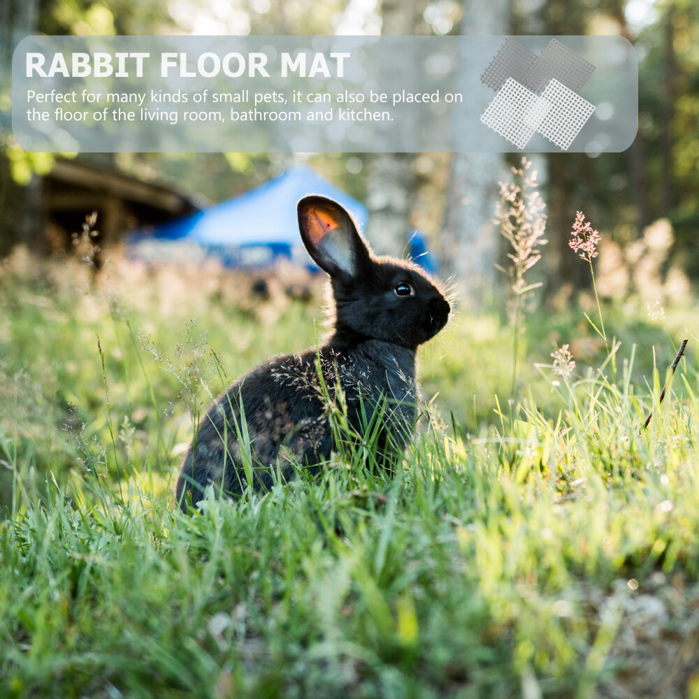 4 Pcs Rabbit Mats Foot Pads Cage Cushions Bunny Feet Hamster eBay
