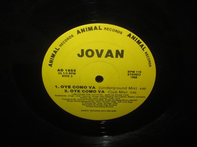 Jovan''Oye Como Va'' 12'' Single
