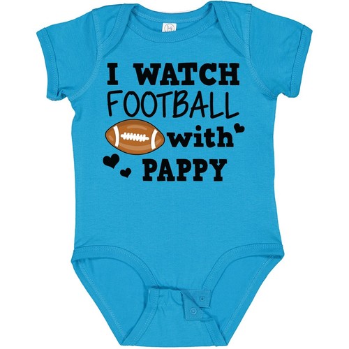 Inktastic I Watch Football With My Pappy Baby Bodysuit Sports Boy Sport Toddler