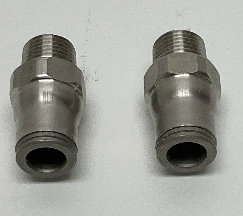 Legris 3805 56 11 2-Pack Push Connector SS-316 1/4" OD Tube x 1/8" MNPT - Image 4 of 4