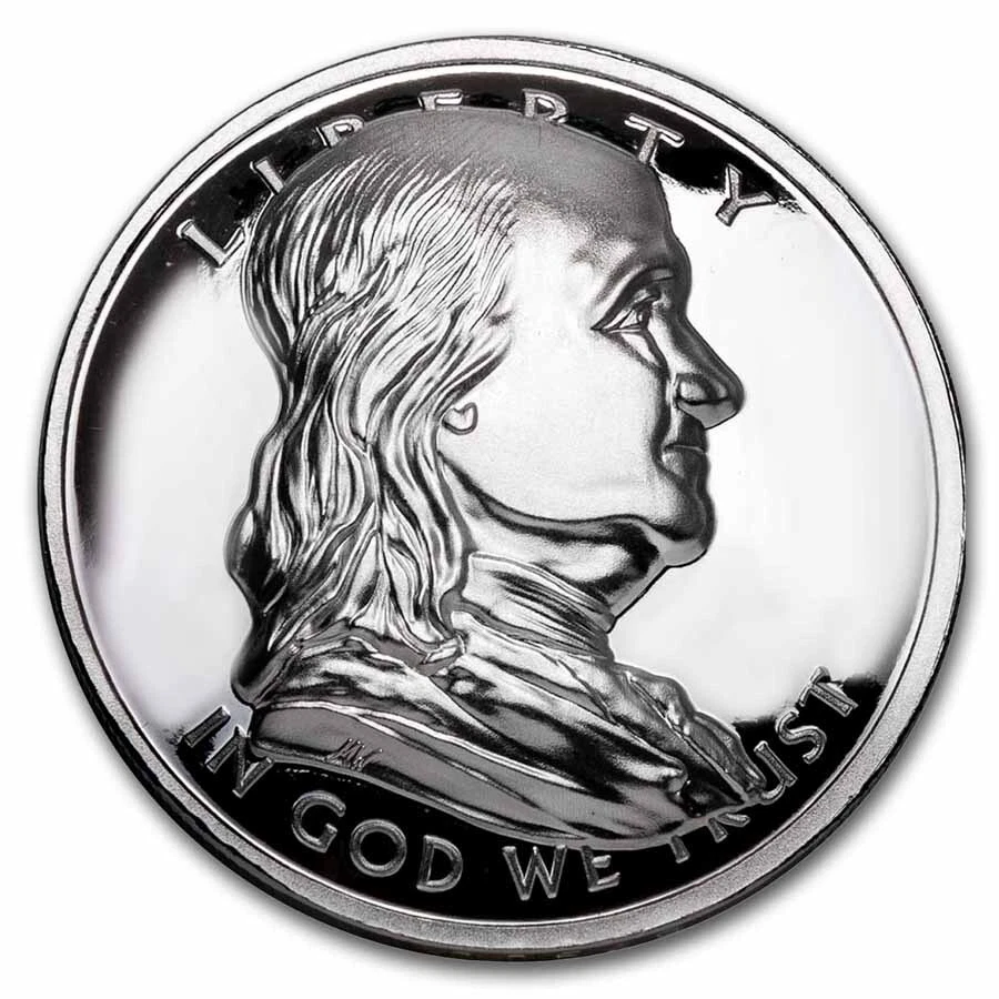 Franklin Mint 0.999 Silver Bullion Bars & Rounds 1 oz Precious