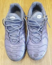 Nike Air Max Plus Tn Leather Cool Grey Men's size 11 "For REFURBISHING" Ret. 175
