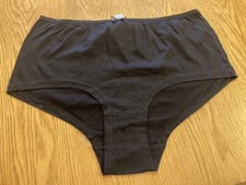 *New* Size 18/20 Yours Curve Black Mid Rise Full Briefs / Knickers