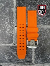 New LUMINOX 23mm Rubber Strap EVO Diver Watch Band 3050 3950 Colormark Orange X