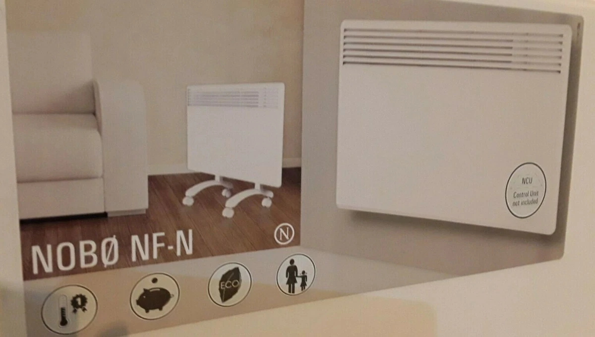 Nobo 1250w Slimline Digital Panel Wall Heater Front Convector No Control  Unit 5011139055576 | eBay