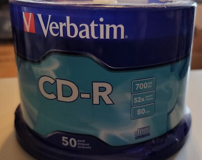 Verbatim 94554 700MB 52x CD-R Disc - Pack of 50