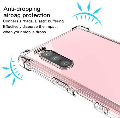 For Sony Xperia 1 5 10 VII VI V IV III II Case Clear Shockproof Soft TPU Cover - Picture 4 of 6