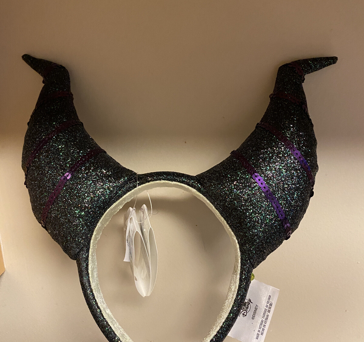 Disney Parks Sleeping Beauty Maleficent Horned Minnie Ear Headband Amazon.com: Seamoy Sequin Mouse Ears Headband,Halloween Mice  main image 2
