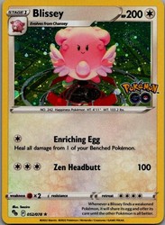 Blissey 052/078 Pokémon GO Cosmos Holo Promo