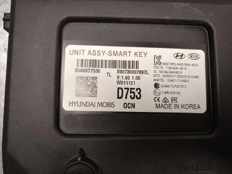 95480D7530 modulo elettronico per HYUNDAI TUCSON (TL TLE) 1.6 CRDI 2015 5497815 - Immagine 4 di 4