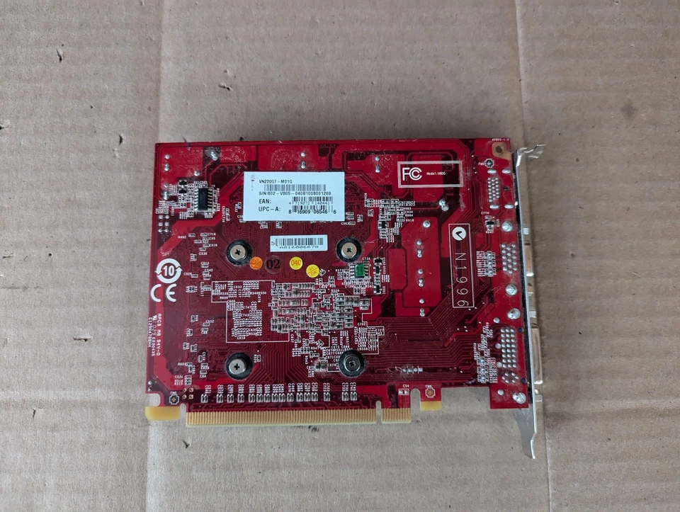 MSI GEFORCE GT 220 (VN220GT-MD1G) - 1024MB DDR2, PCI-EXPRESS 2.0 VIDEO CARD - Image 2 of 4