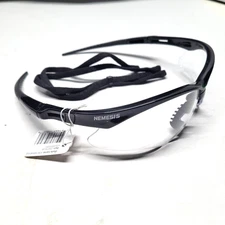 Jackson Safety V30 Nemesis Glasses Black Frame Clear Lens 3 Pair Protective