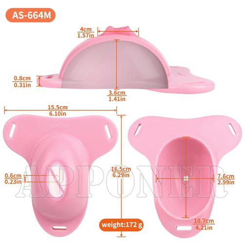 Feminized Chastity Cage With Realistic Chastity Belt Sissies Lockable Belt Cage - Picture 4 of 33