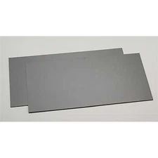 Evergreen Scale Models Black Styrene Sheets .04x6x12 2 EVG9515 Plastic Building