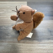 Vintage (1993) McDonald’s TY Teenie Beanie Babies “Nuts” the Squirrel NO TAG 4”