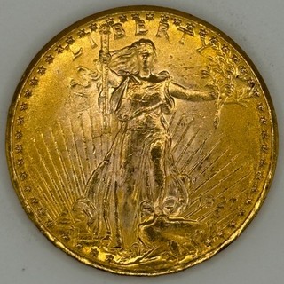 1927 US Gold $20 Double Eagle Coin W/BOX! BU MS WOW!!! NO RESERVE!!