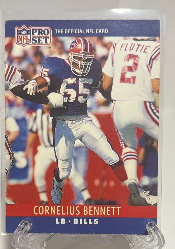 1990 Pro Set #39b Cornelius Bennett Excellent