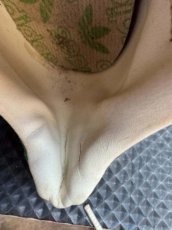 Vintage 1980s Adidas Stan Smith Made In France OG 80s White Rare UK 7.5 | US 8 - Image 3 of 4