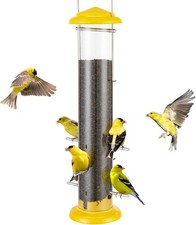 Kingsyard Metal Finch Feeder for Thistle/Nyjer Seed, Tube Bird Feeders for