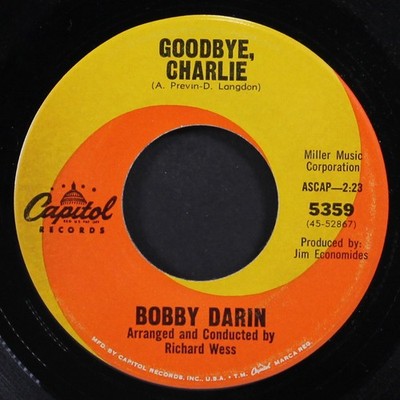 BOBBY DARIN: hello, dolly / goodbye charlie CAPITOL 7'' Single 45 RPM