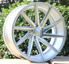 20 Wheels 20x8.5 20x10 5x114.3 35 Staggered Silver Machined W013 Rims Set 4 20 Wheels 20x8.5 20x10 5x114.3 35 Staggered Silver Machined W013 Rims Set 4
