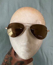 PERRY ELLIS SUNGLASSES GOLD 59/15/124 PESUN008-1 METAL FRAME UV PROTECTION