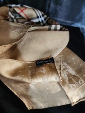Vintage "Burberry  Scarf Original Pattern Silk Vintage "Burberrys" Label