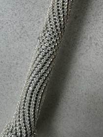 Agent Provocateur Crystal Whip Black Leather Crystal Handle Heart Charm Rare