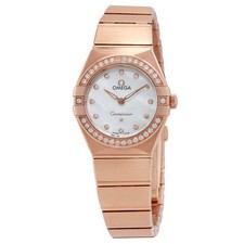 Omega Constellation Quartz Diamond Ladies Watch 131.55.25.60.55.001