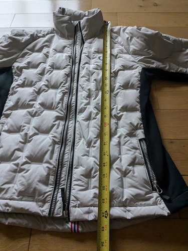 'Summit Of Norway' 90/10 Down/Feather Lined Down Jacket Cube Quilt White Size 36 - Picture 23 of 24