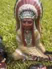 VintageEmerald Doll Collection Native American Dolls Lot of 8 Diff & Accessories — photo 1