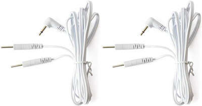 Tens Unit Cords for Tens/Ems Machine,Dc 2.5Mm, 2 Pins, Length 60'', Pack of 2
