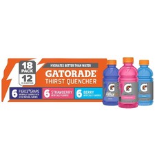 Sports Drinks Variety Pack Grape Strawberry Berry Flavored 12 fl oz 18 Bottles