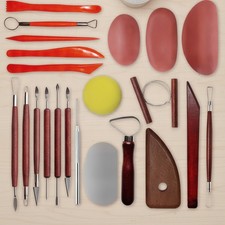 Clay Sculpting Tools,Pottery Tools Kit, Polymer Clay Tools,Pottery Ribs, Air ...