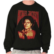 Michael Jackson King of Pop Thriller Photo Womens or Mens Crewneck Sweatshirt