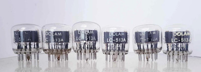 6 x TESTED LC-513A DOLAM NIXIE Clock Indicator Numerals Tube 100% WORKING
