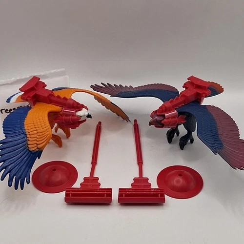 Vtg ZOAR & SCREECH Motu Masters Of The Universe Original He-Man Figures 13-7