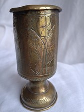 Douille obus 37 artisanat de tranchée poilu 14-18