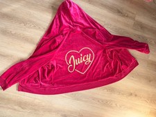 Juicy Couture Full Set Track Suit Hot Pink Velour Size XL