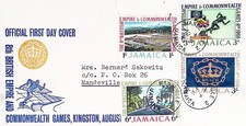 CMI) 1966. JAMAICA. BRITISH GAMES. FDC. COMMONWEALTH GAME. INTERNAL MAIL. XF