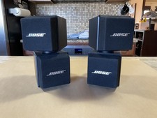 Bose Acoustimass AM-5 Cube Speakers 2 Pair, Black, Direct Reflecting, Tested