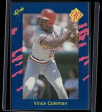 1990 Classic Blue #105 Vince Coleman